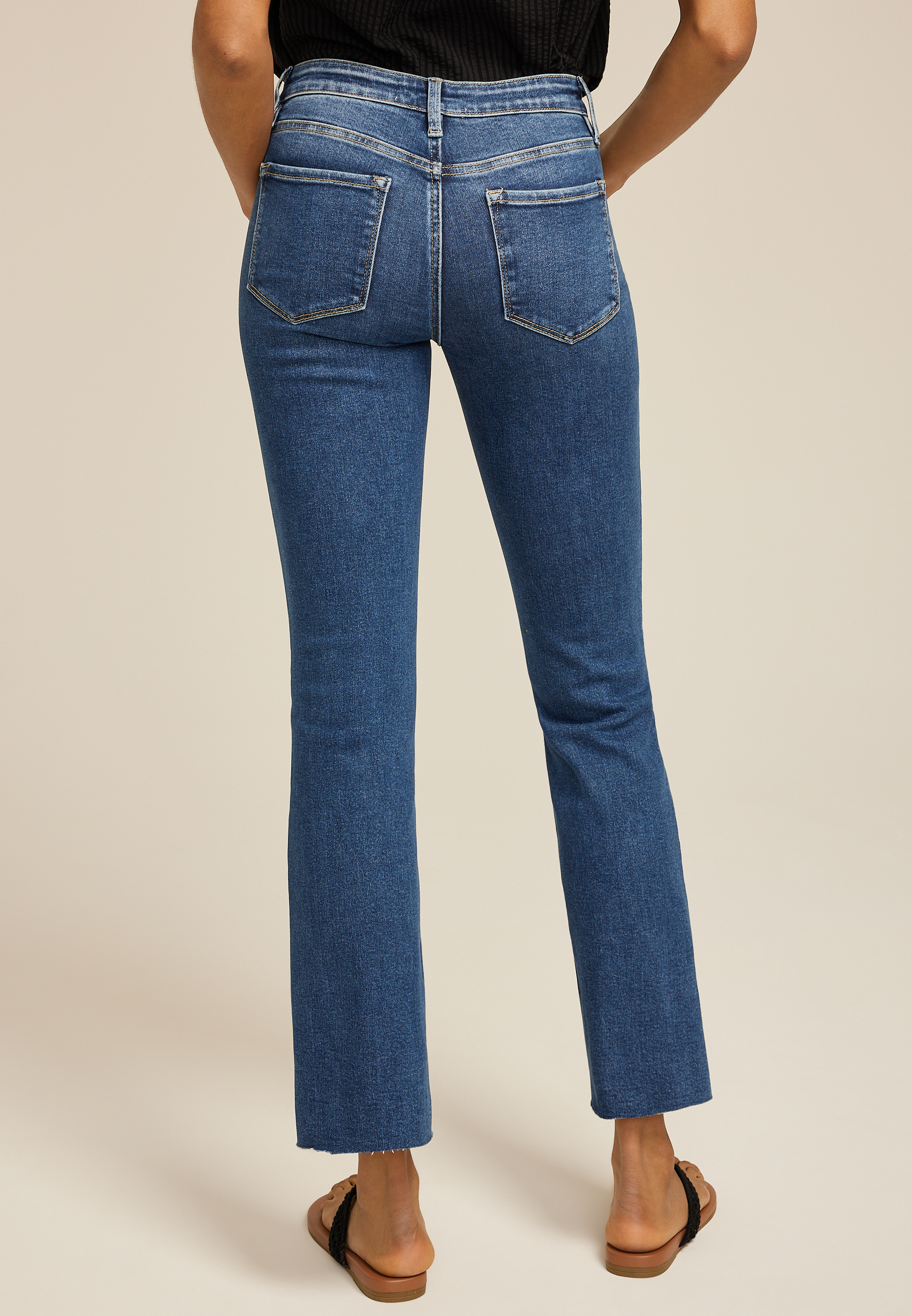 Flying Monkey&trade; Mid Rise Slim Boot Jean, C258, large