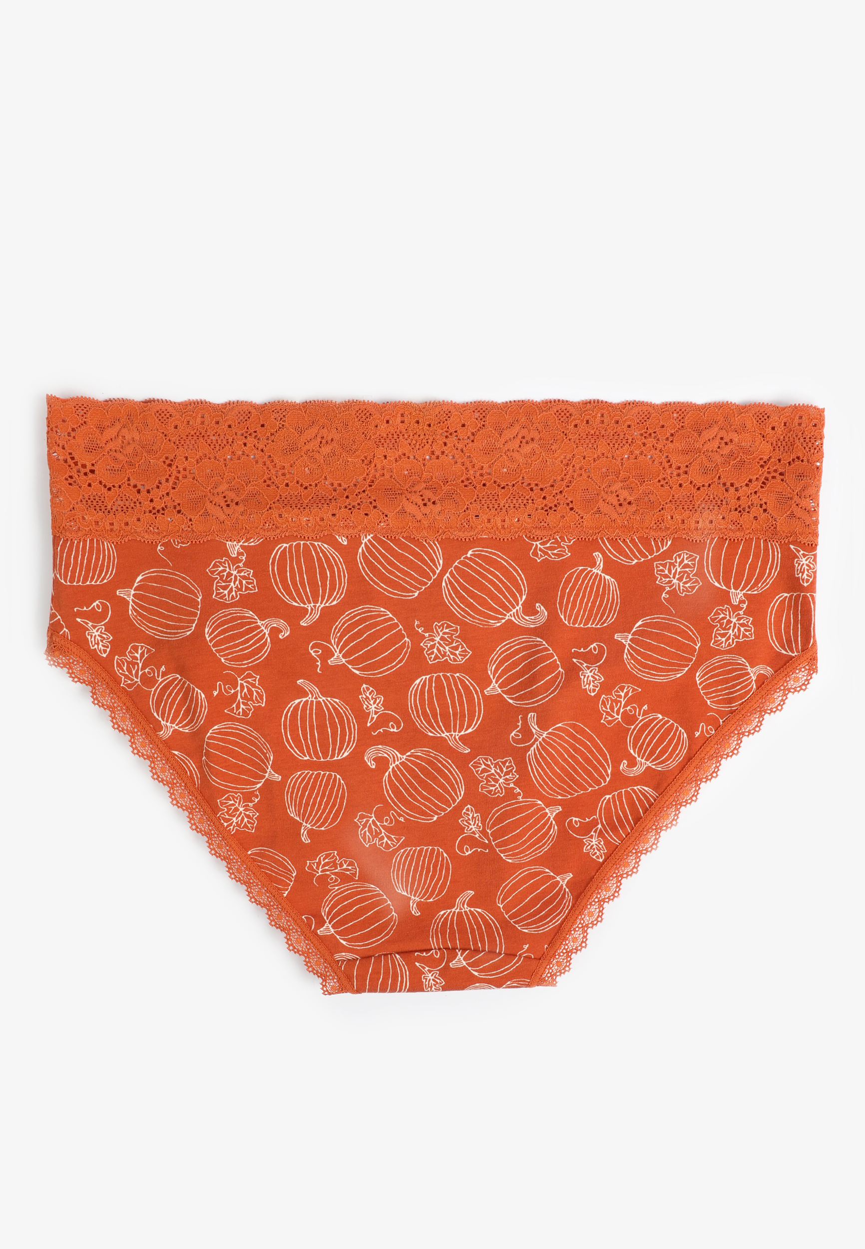Simply Comfy Cotton Pumpkin Hipster Panty, , large