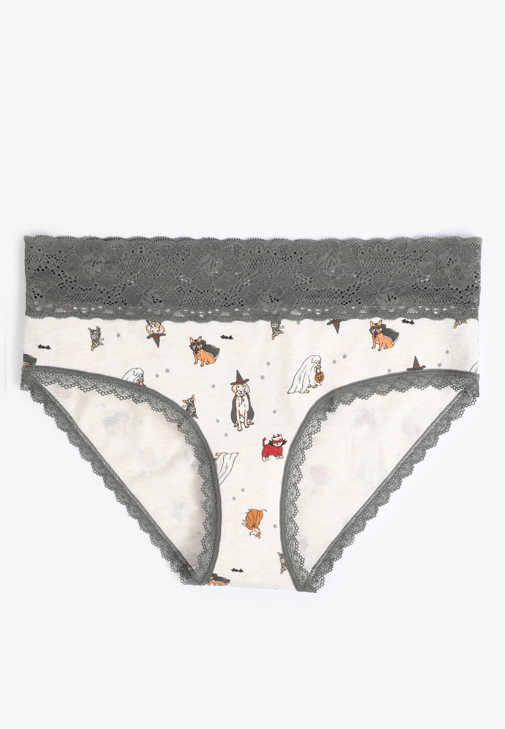 Simply Comfy Cotton Halloween Dogs Hipster Panty
