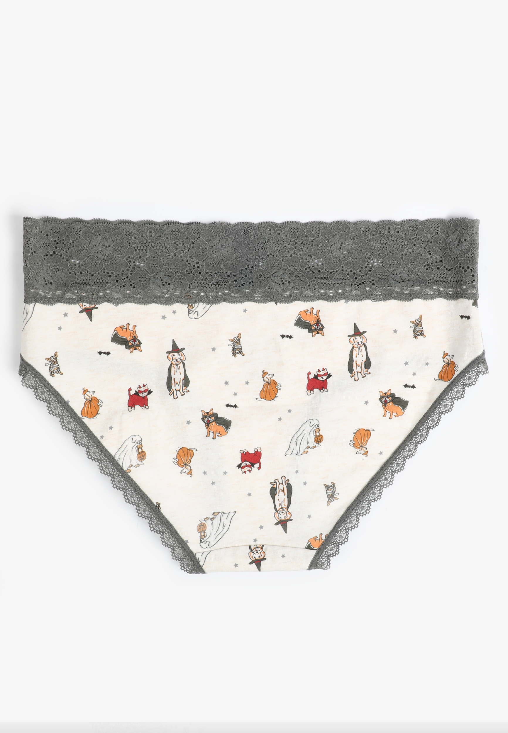 Simply Comfy Cotton Halloween Dogs Hipster Panty, , large