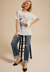 Salems Book Club Oversized Fit Graphic Tee, C3284, small