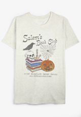 Salems Book Club Oversized Fit Graphic Tee, C3284, small