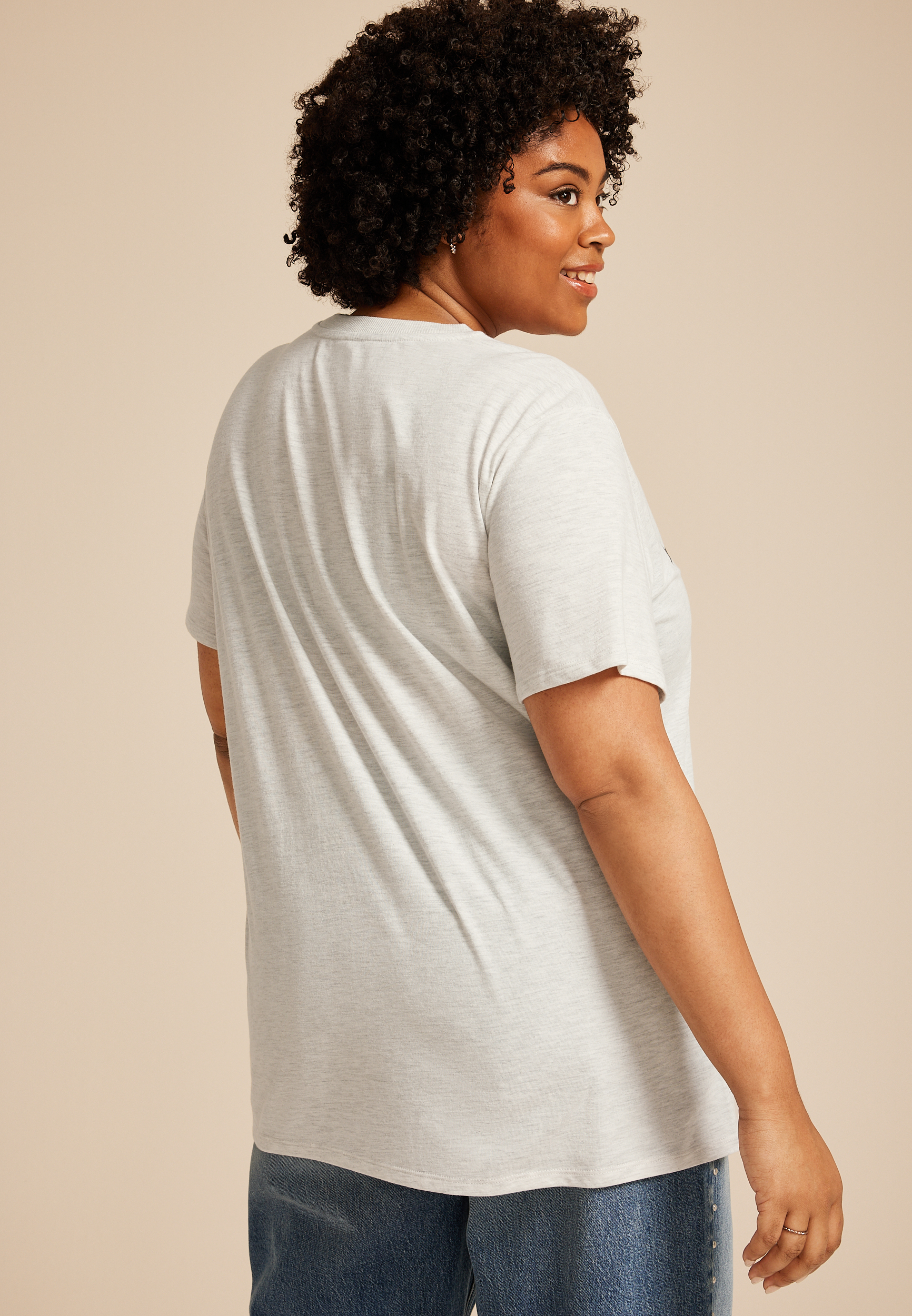Plus Size Salems Book Club Oversized Fit Graphic Tee, C3284, large