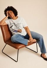Plus Size Salems Book Club Oversized Fit Graphic Tee, C3284, small