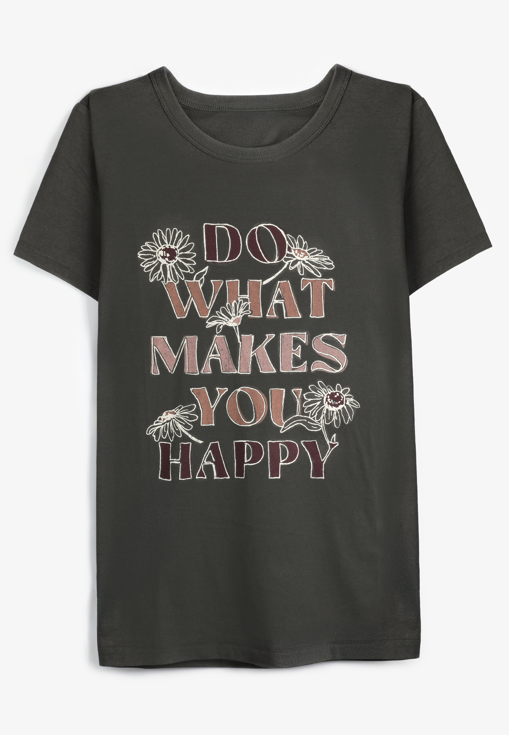 Do What Makes You Happy Classic Fit Graphic Tee, C1876, large