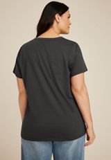 Plus Size Do What Makes You Happy Classic Fit Graphic Tee, C1876, small