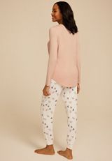 Game Day Graphic Tee And Jogger Pajama Set, C5780, small