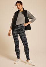 Camo High Rise Pocket Luxe Legging, GRAY COMBO, small