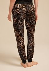 Animal Print Jogger Pajama Pants, C3681, small