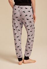 Flying Bats Jogger Pajama Pants, C1755, small