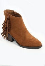 SuperCush Riley Fringe Block Heel Boot, C1144, small