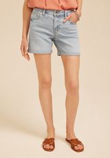 m jeans by maurices&trade; Mid Rise Rolled Hem 5in Short, , small