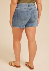 Plus Size m jeans by maurices&trade; Mid Rise Button Fly 6in Short, , small