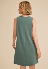 Cloud Scuba Knit Tank Mini Dress, C974, small