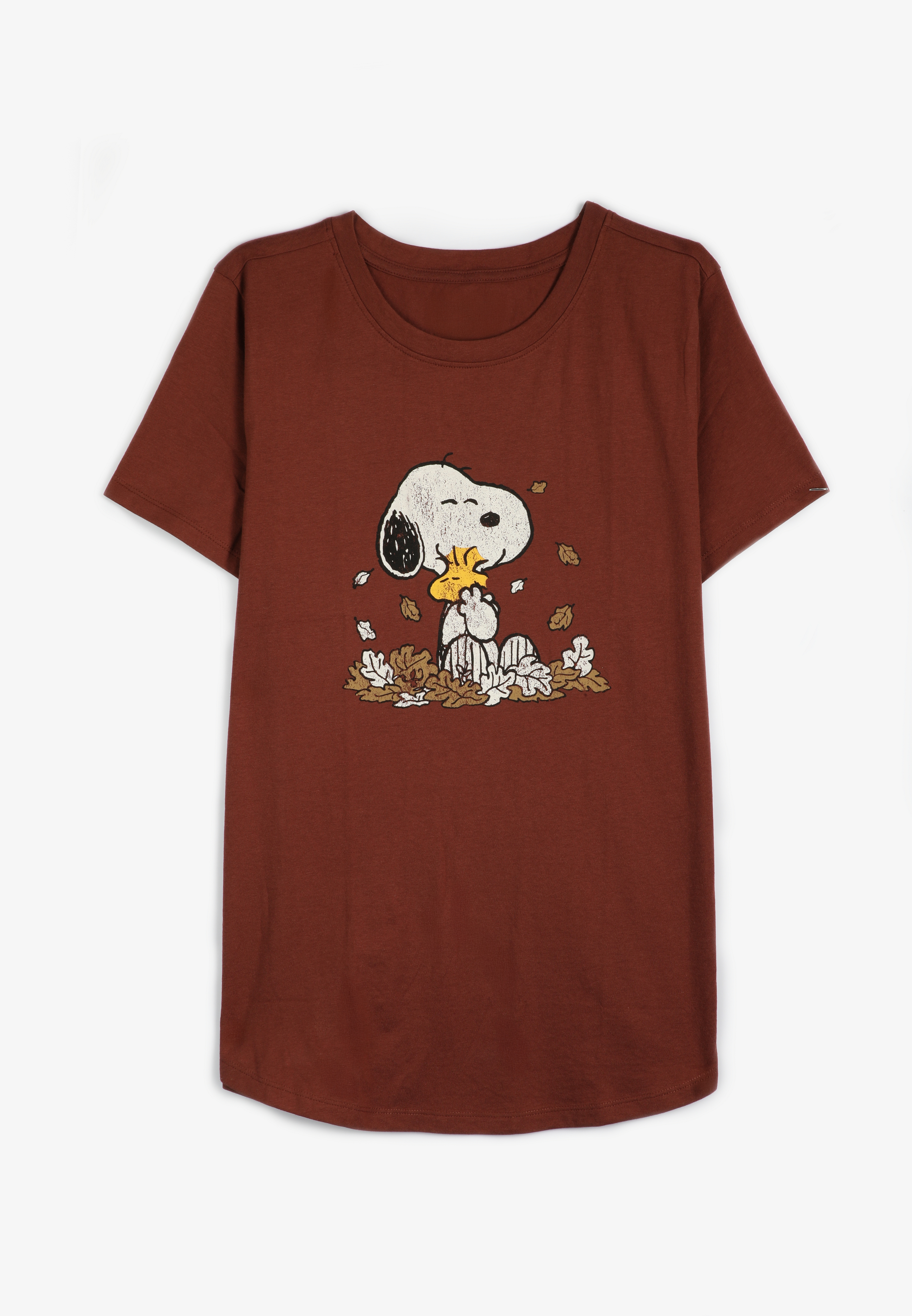Fall Snoopy And Woodstock Classic Fit Graphic Tee, , large