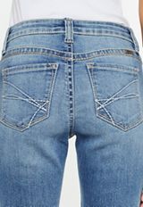 KanCan&trade; Mid Rise Thick Stitch Frayed Hem Bootcut Jean, C3337, small