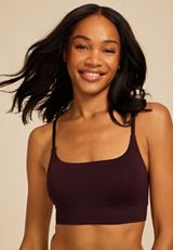 True Stretch Seamless Square Neck Bralette, C1229, small