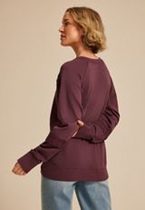 Crochet Mix Relaxed Fit Sweatshirt, C7176, small