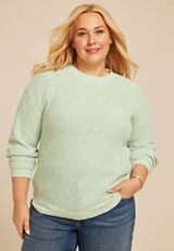 Plus Size Chenille Sweater, C9398, small