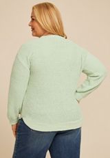 Plus Size Chenille Sweater, C9398, small