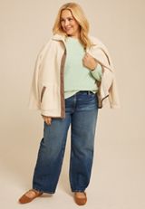 Plus Size Chenille Sweater, C9398, small