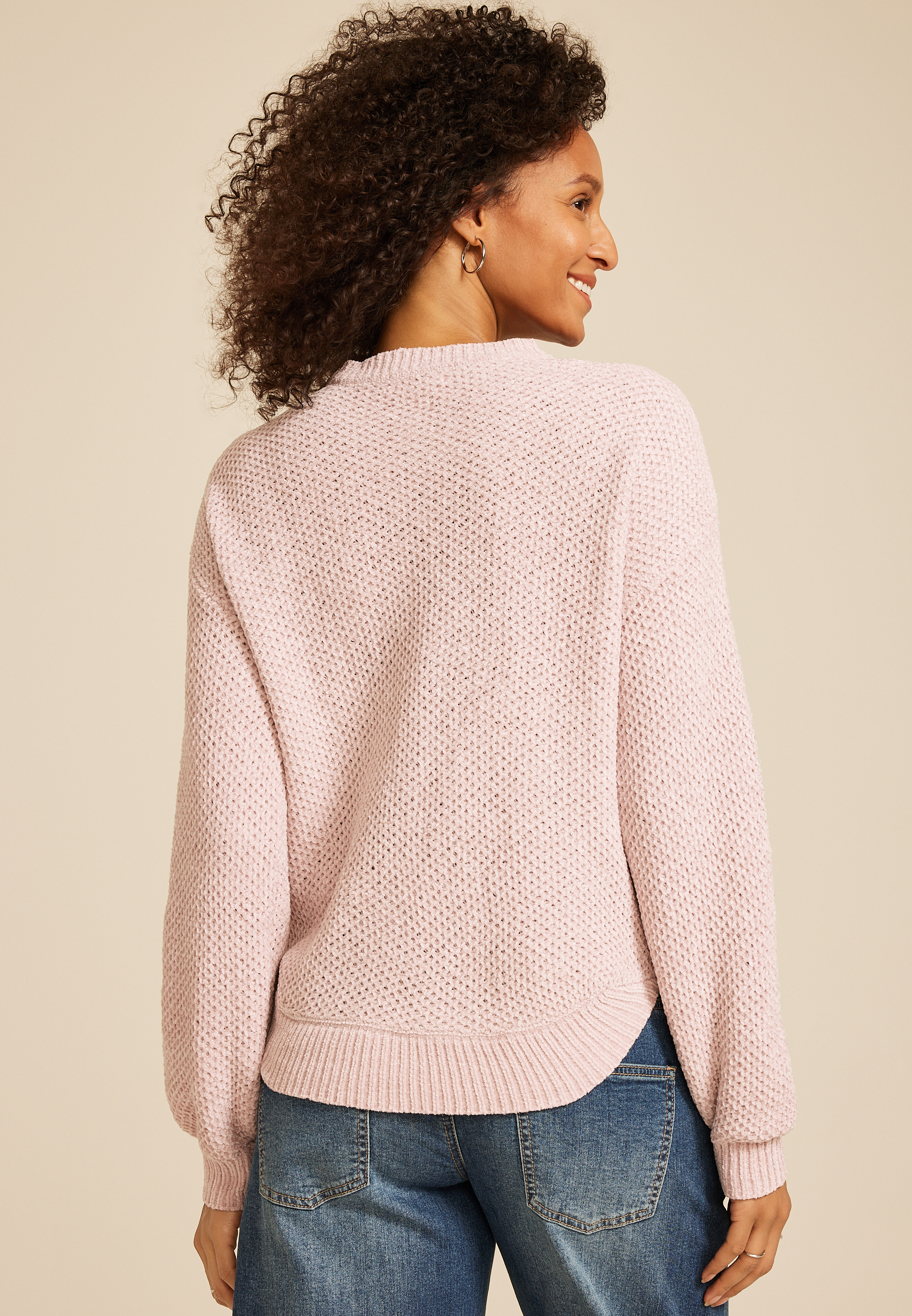 Chenille Sweater, C3591, large