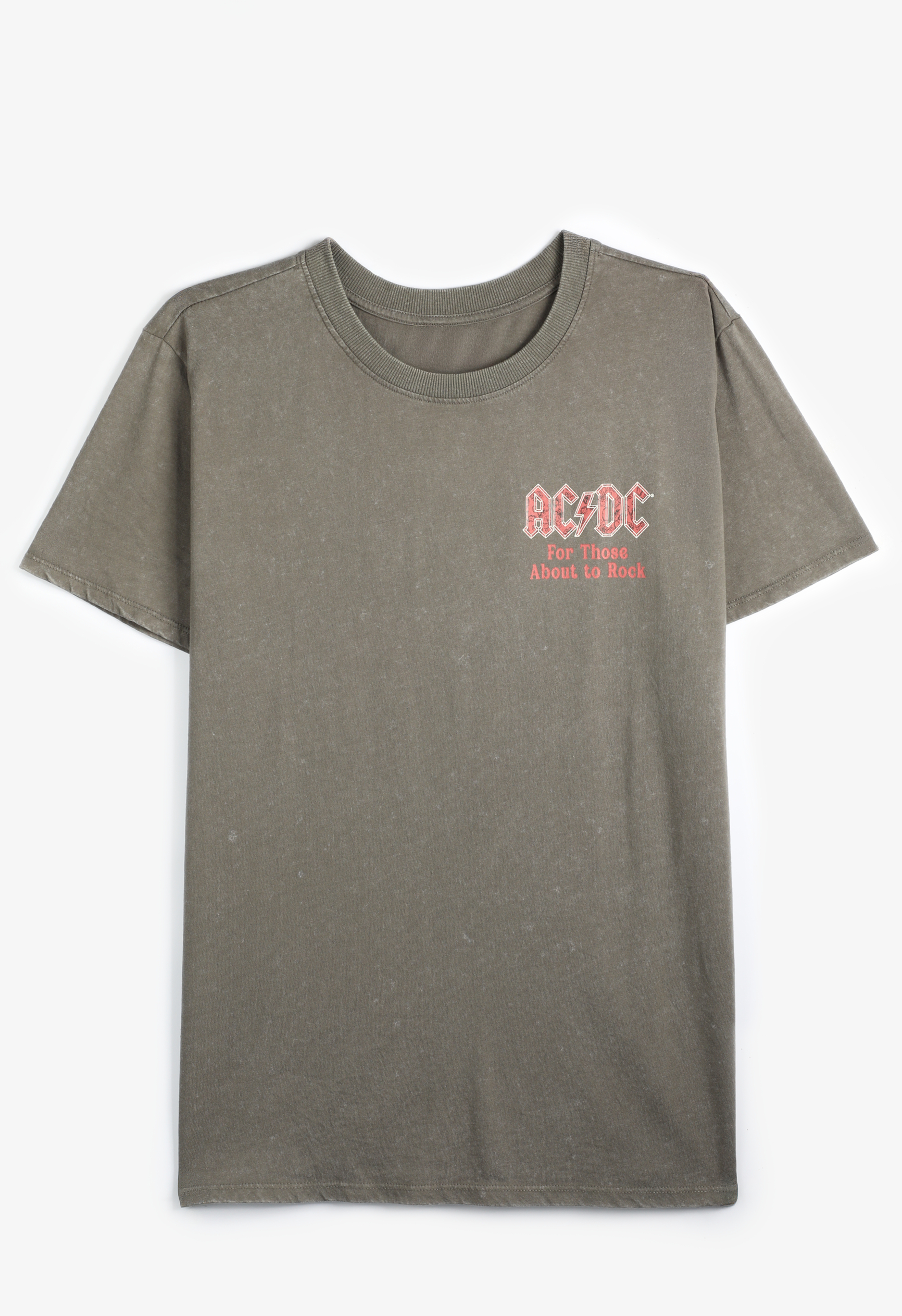 Plus Size ACDC Oversized Fit Graphic Tee, C829, large