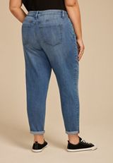 Plus Size m jeans by maurices&trade; High Rise Tapered Jean, , small