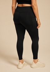 Plus Size Smooth Crossover High Rise Legging, C106, small