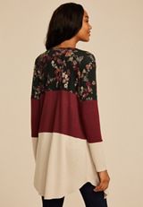 Hacci Colorblock Cardigan, C1756, small