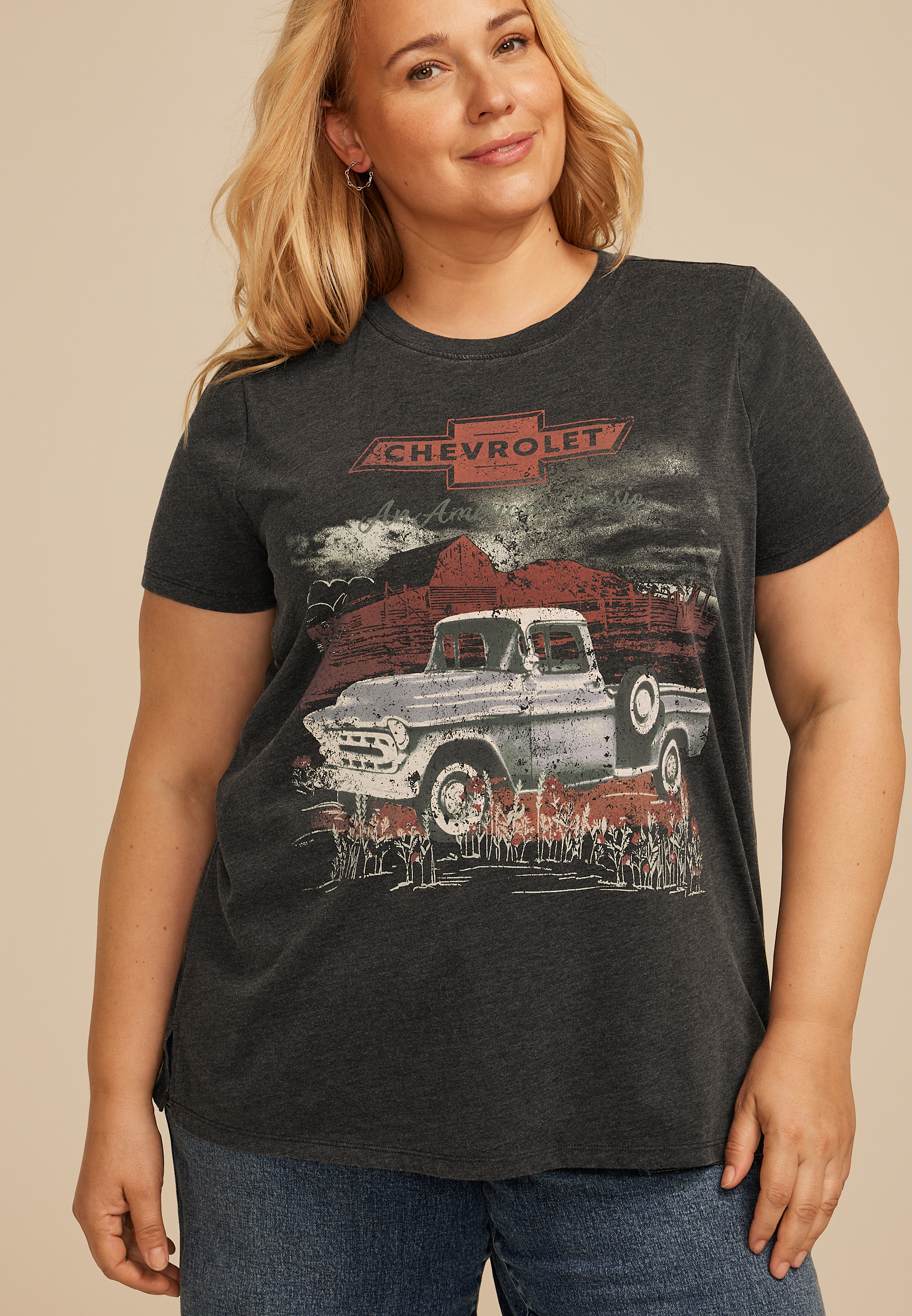 Plus Size Chevrolet Truck Classic Fit Graphic Tee