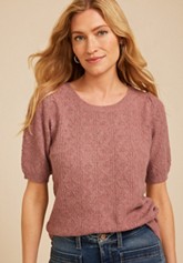 Crochet Trim Curve Hem Kimono