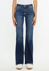 KanCan&trade; Curvy Mid Rise Frayed Hem Bootcut Jean, C258, small