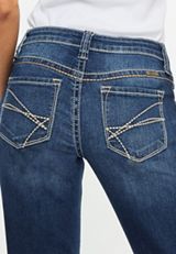 KanCan&trade; Curvy Mid Rise Frayed Hem Bootcut Jean, C258, small