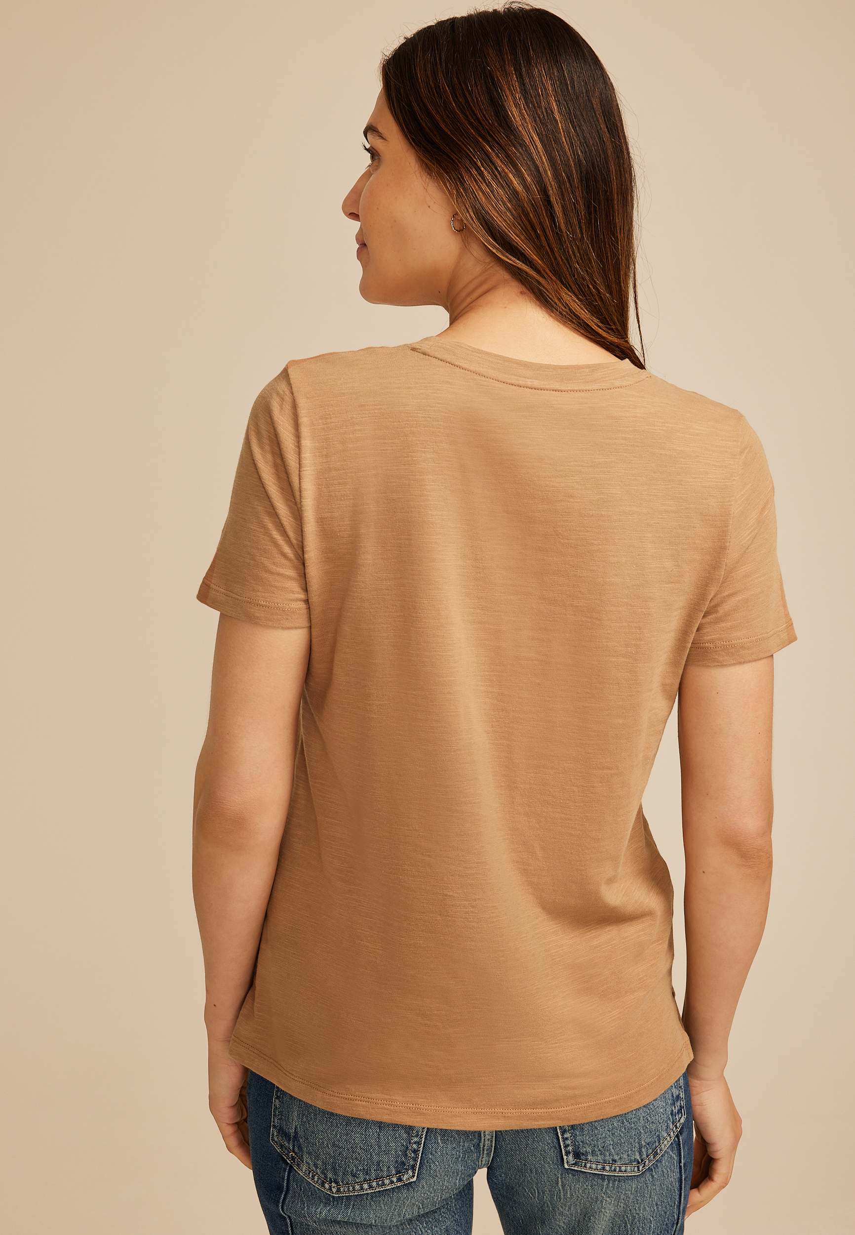 24/7 Dawson Crew Neck Tee, CORK, large
