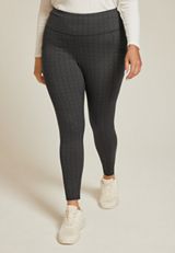 Plus Herringbone High Rise Pocket Luxe Legging, GRAY COMBO, small