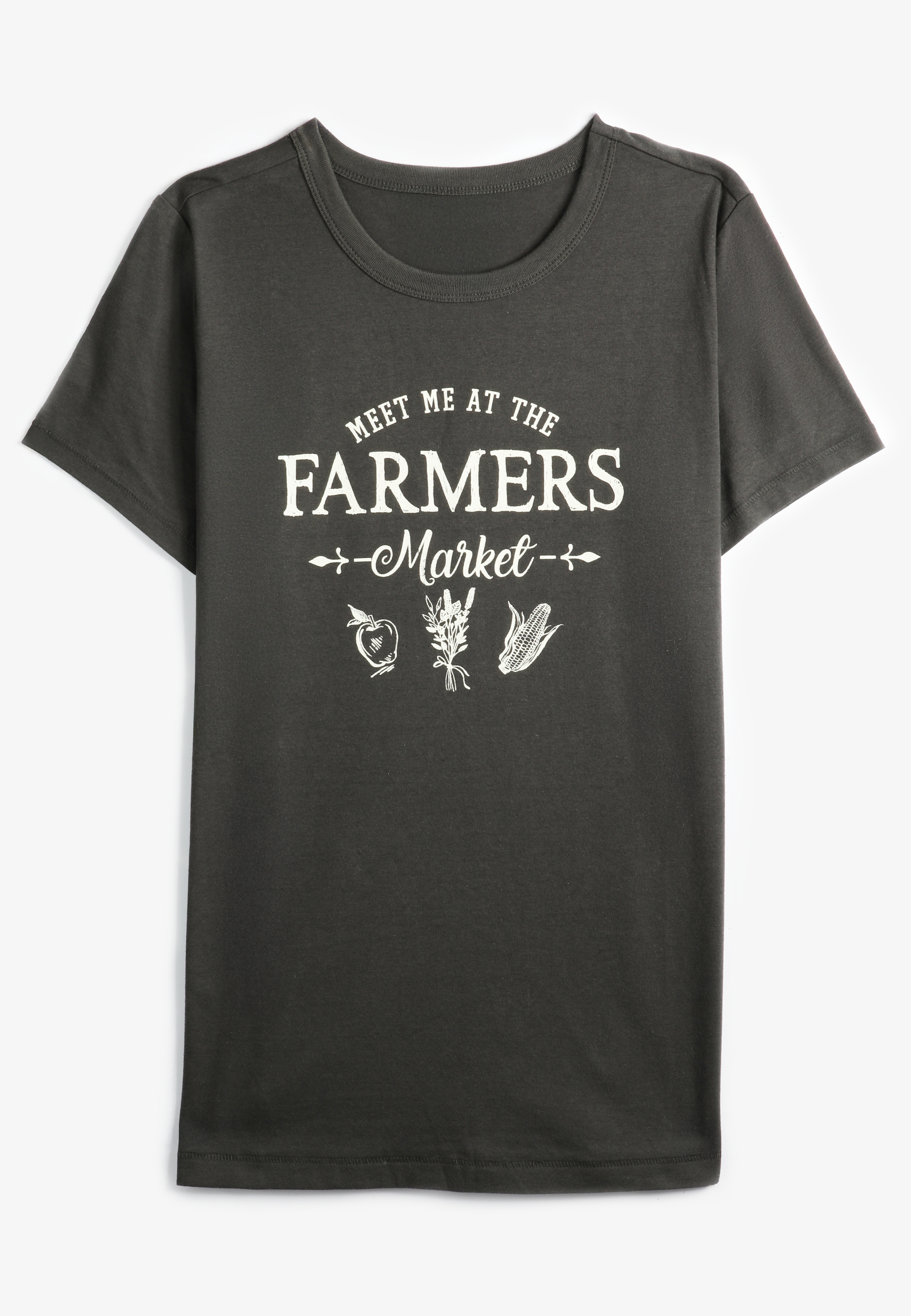 Plus Size Farmers Market Classic Fit Graphic Tee, , large