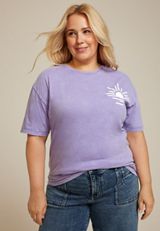 Plus Size Made For Sunny Days Relaxed Fit Graphic Tee, C8770, small