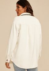 Whipstitch Shacket, C6007, small