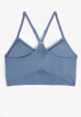 True Stretch Smooth Simple Strap Bralette, BIJOU BLUE, small
