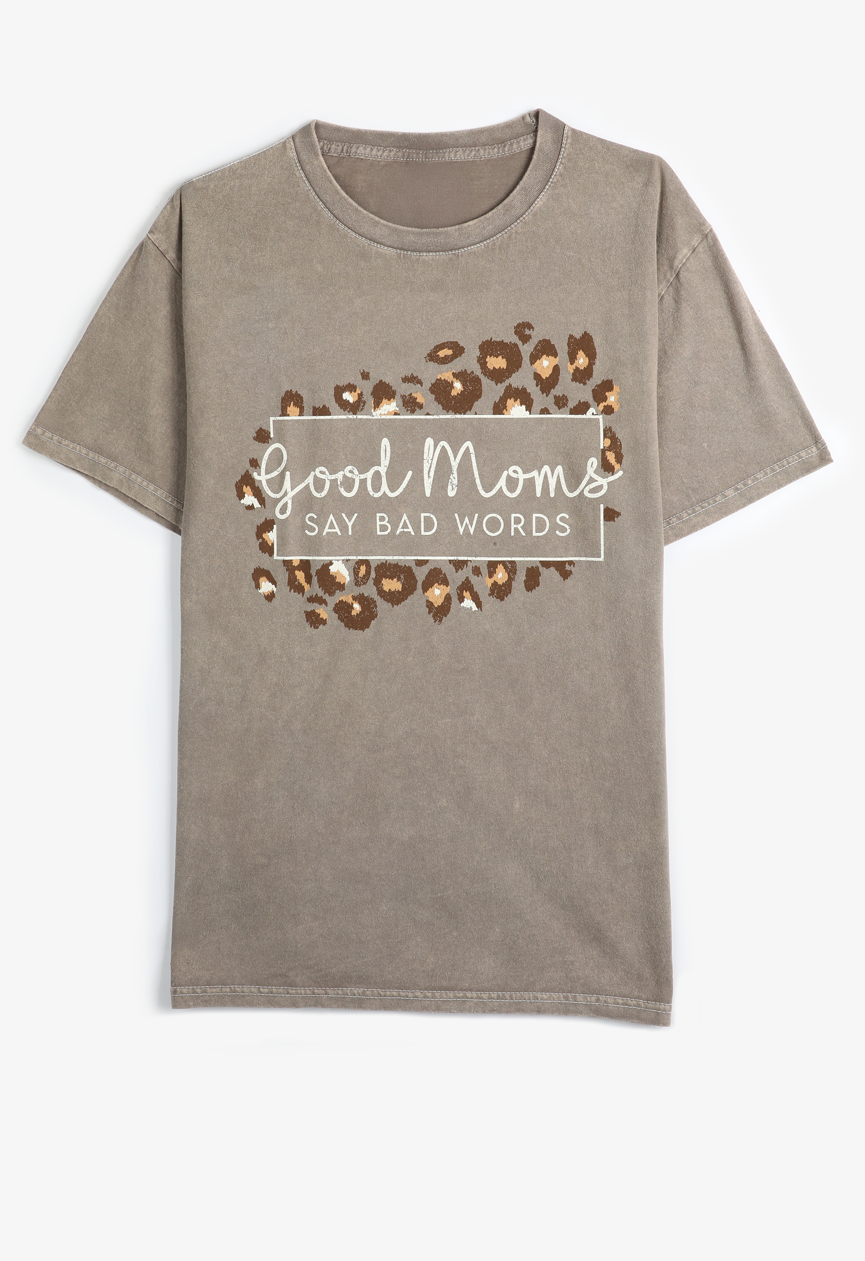 Good Moms Say Bad Words Relaxed Graphic Tee, , large