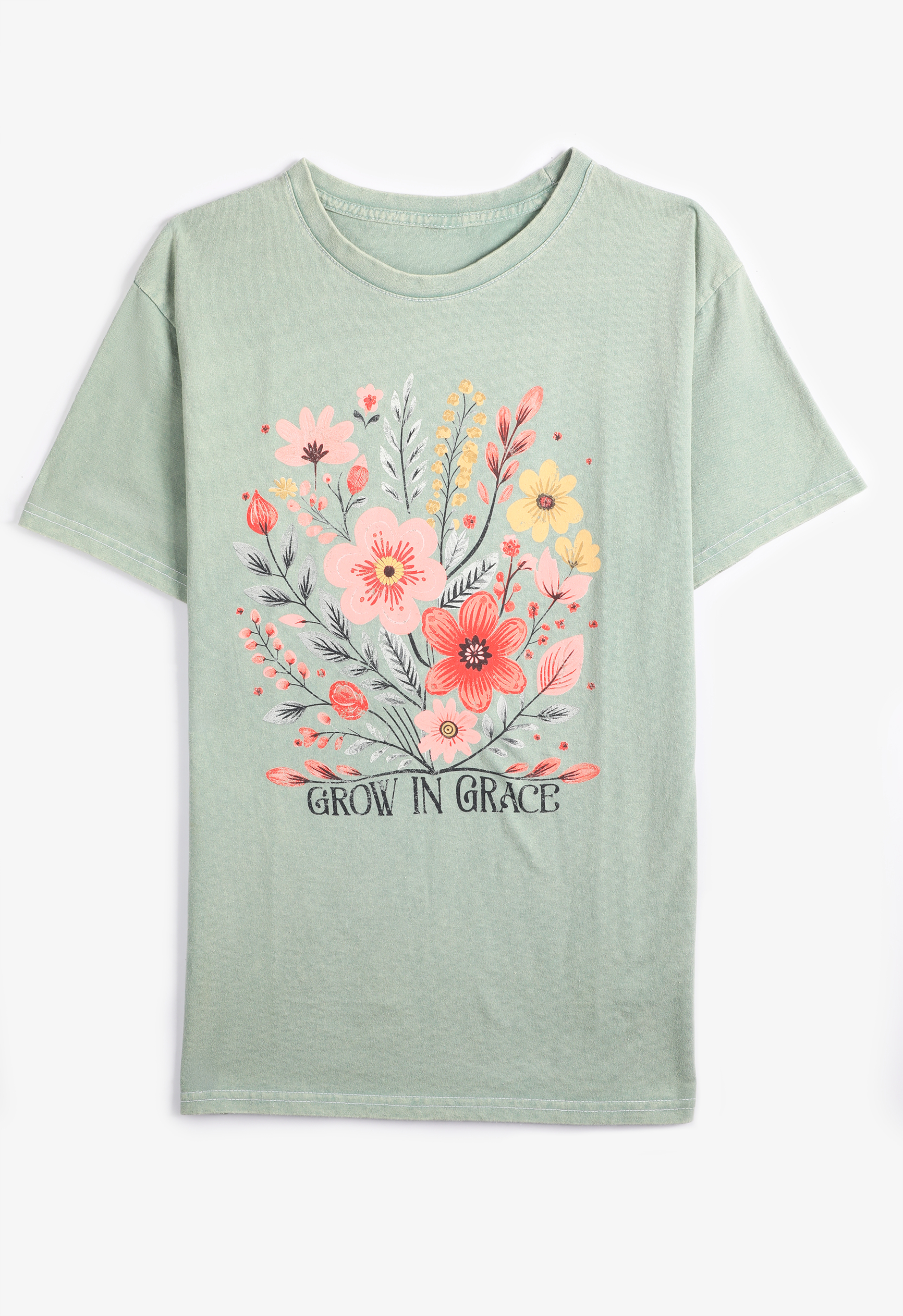 Grow In Grace Relaxed Fit Graphic Tee