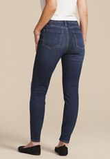 m jeans by maurices&trade; Dark Cool Comfort High Rise Backed Ripped Jegging, C258, small