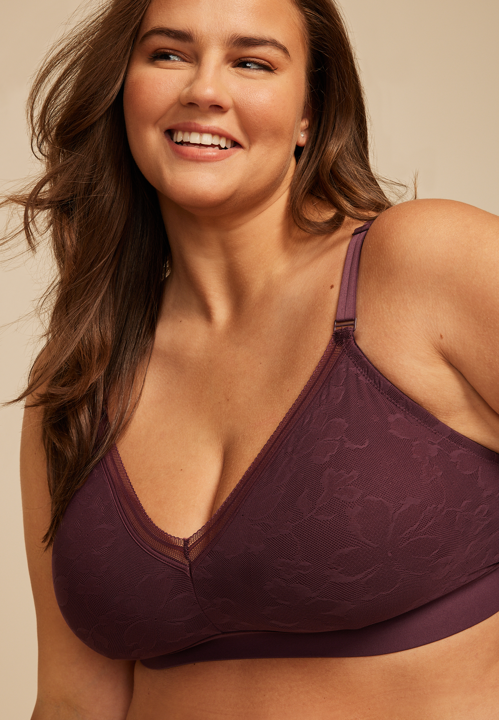 Vintage Lace Floral V Neck Bralette - thumbnail 9
