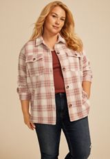 Plus Size Shortie Shoreline Shacket​, C3986, small
