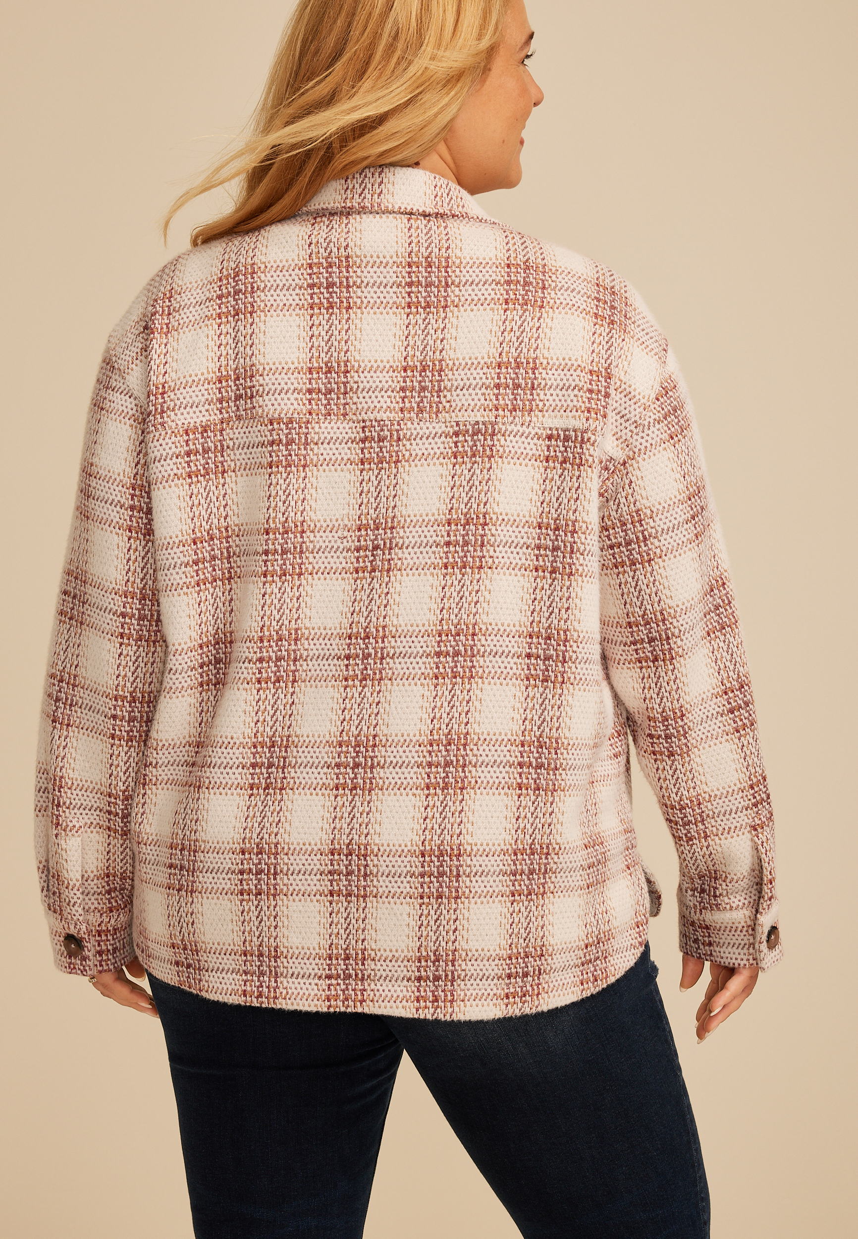 Plus Size Shortie Shoreline Shacket​, C3986, large