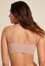 Invisibliss Scalloped Edge Bralette, BARK, small