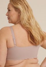 Invisibliss Scalloped Edge Bralette, BARK, small