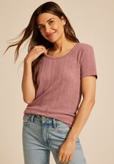 24/7 Variegated Ribbed Tee, C4291, small