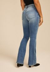 Everflex&trade; High Rise Stacked Waist Flare Jean, C3337, small